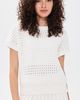 Varley Varley Denny Knit Top Snow White - 2