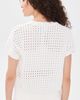 Varley Varley Denny Knit Top Snow White - 3