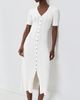 Varley Varley Elexa Knit Dress Snow White - 2