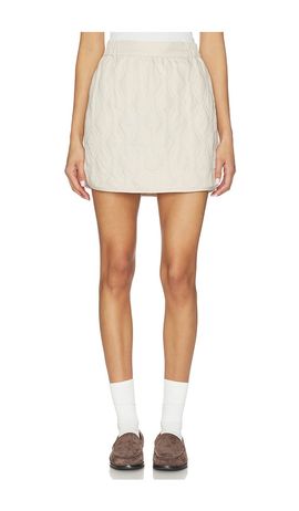Varley Varley Florin Quilted Skirt
