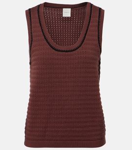 Varley Varley Gideon pointelle cotton tank top