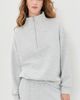 Varley Varley Hawley Half Zip Sweatshirt Light Grey Marl - 2