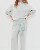 Varley Varley Hawley Half Zip Sweatshirt Light Grey Marl - 5