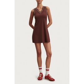 Varley Varley Kalani V-Neck Minidress