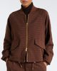 Varley Varley Keagan checked twill bomber jacket - 6