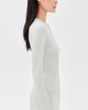 Varley Varley Kesia Long Sleeve Henley Top Light Grey Marl - 4