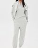 Varley Varley Kesia Long Sleeve Henley Top Light Grey Marl - 5