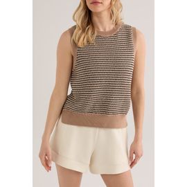 Varley Varley Knowles Texture Knit Sweater Vest
