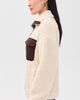 Varley Varley Lowell Sherpa Jacket Sandshell/Coffee Bean - 4