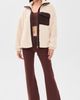 Varley Varley Lowell Sherpa Jacket Sandshell/Coffee Bean - 5
