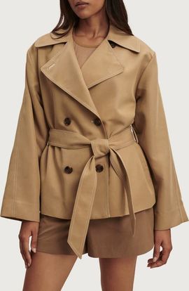 Varley Varley Maddox Short Trench Coat