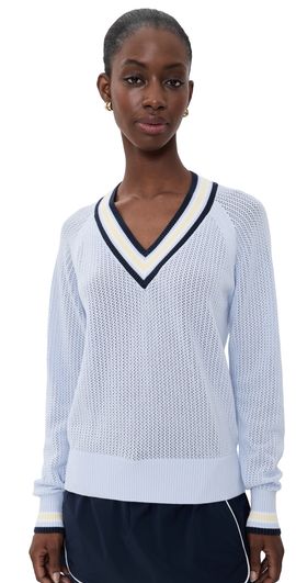 Varley Varley Maurice V Neck Sweater XENON BLUE