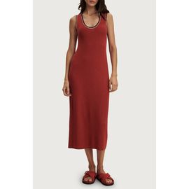 Varley Varley Mikel Knit Cotton Midi Dress