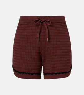Varley Varley Morden pointelle cotton shorts