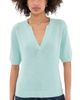 Varley Varley Palmer Knit Top Chalk Blue - 1