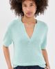 Varley Varley Palmer Knit Top Chalk Blue - 2