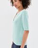 Varley Varley Palmer Knit Top Chalk Blue - 4