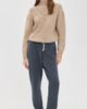 Varley Varley Rosalind High Neck Sweater Mid Tan Fleck - 5