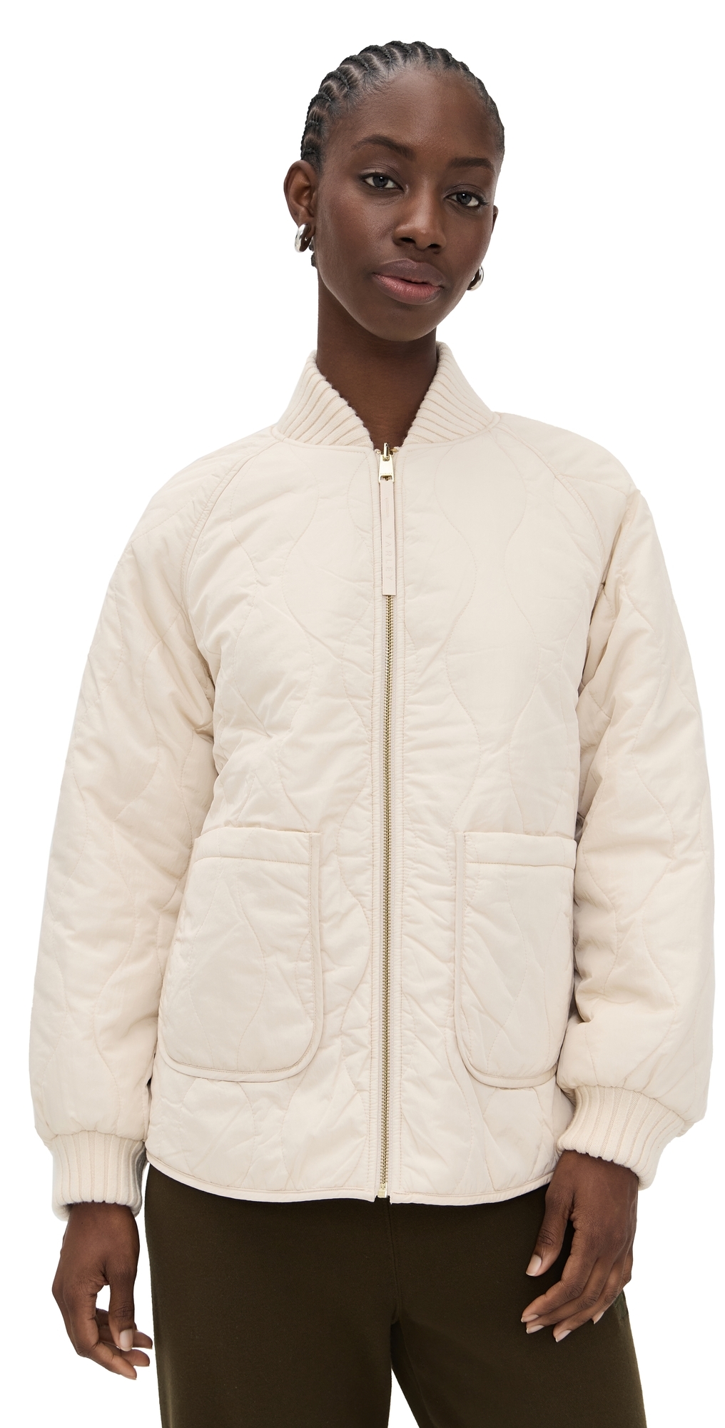 Varley - Serina Reversible Quilt Jacket Sandshell
