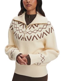 Varley Varley Sigrid Fair Isle Half Zip Sweater