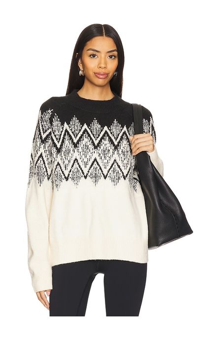Varley Varley Siren Relaxed Jacquard Sweater