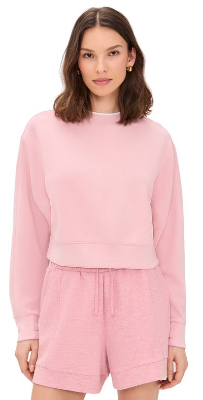 Varley Varley Tasmin Cropped Sweatshirt Zephyr Mauve