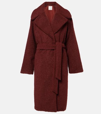 Varley Varley Vermont faux shearling wrap coat