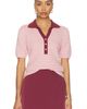 Varley Varley Wren Knit Polo Top - 1