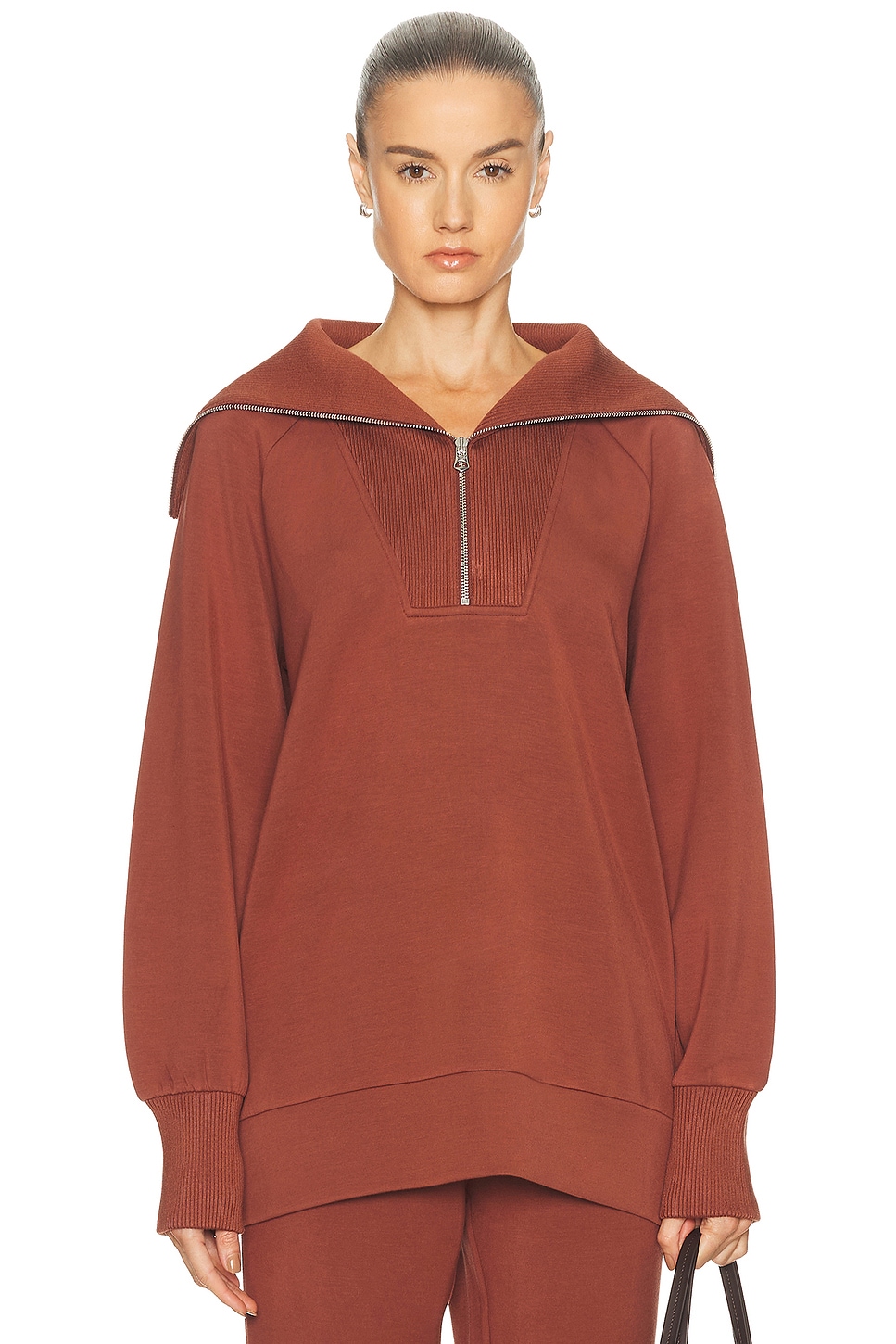 Varley - Xina Half Zip Longline Sweater