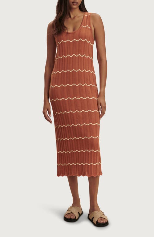 Varley Varley Yuna Scallop Knit Dress