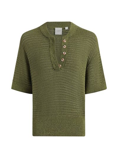 Varley Women's Callie Mesh Knit Polo Top