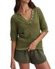 Varley Women's Callie Mesh Knit Polo Top - 3