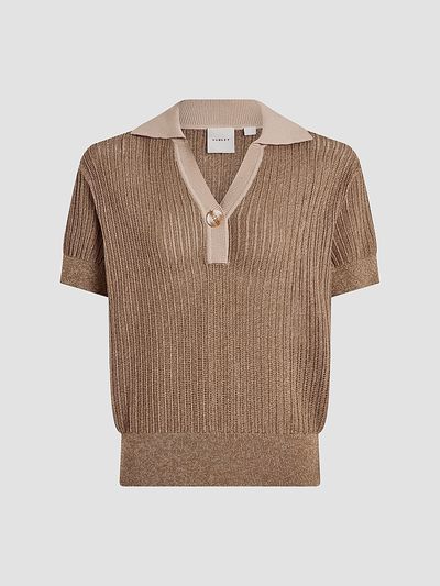 Varley Women's Perrine Cotton Polo Sweater