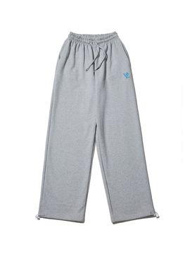 VARZAR 3D Monogram Wide 2-Way Cotton Pants [Gray]