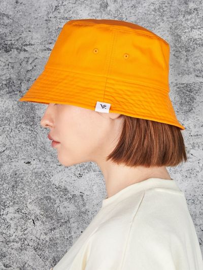 VARZAR Monogram Label Bucket Hat_Orange