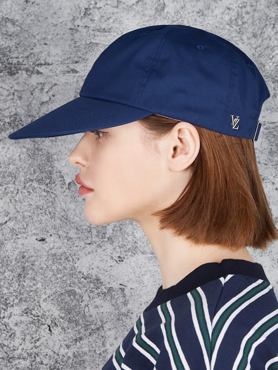 VARZAR Ordinary Overfit Cotton Ball Cap_Navy