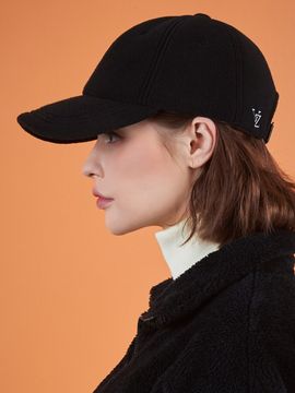 VARZAR Soft Over-Fit Fleece Ball Cap_Black