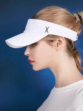 VARZAR Stud Logo Overfit Sun Cap_White
