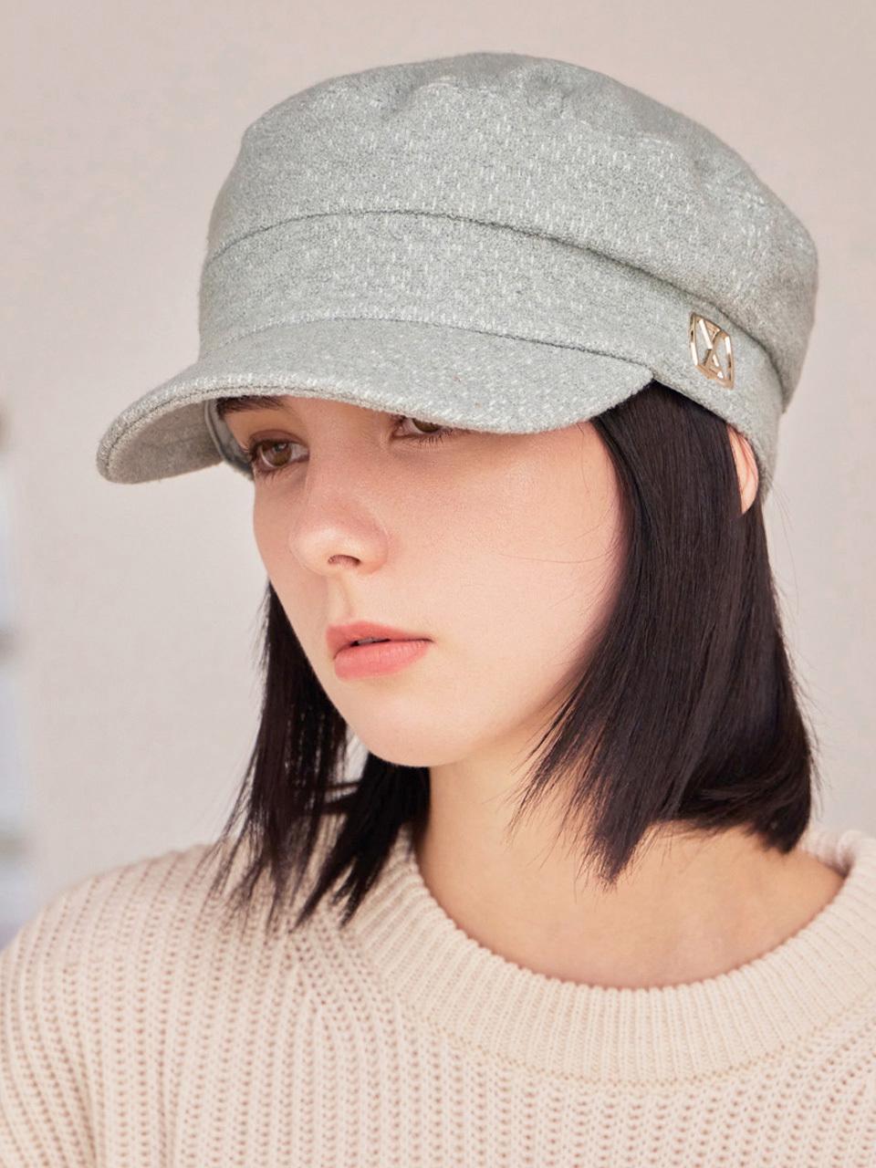 VARZAR VA Square Stud Wool Matroos Cap