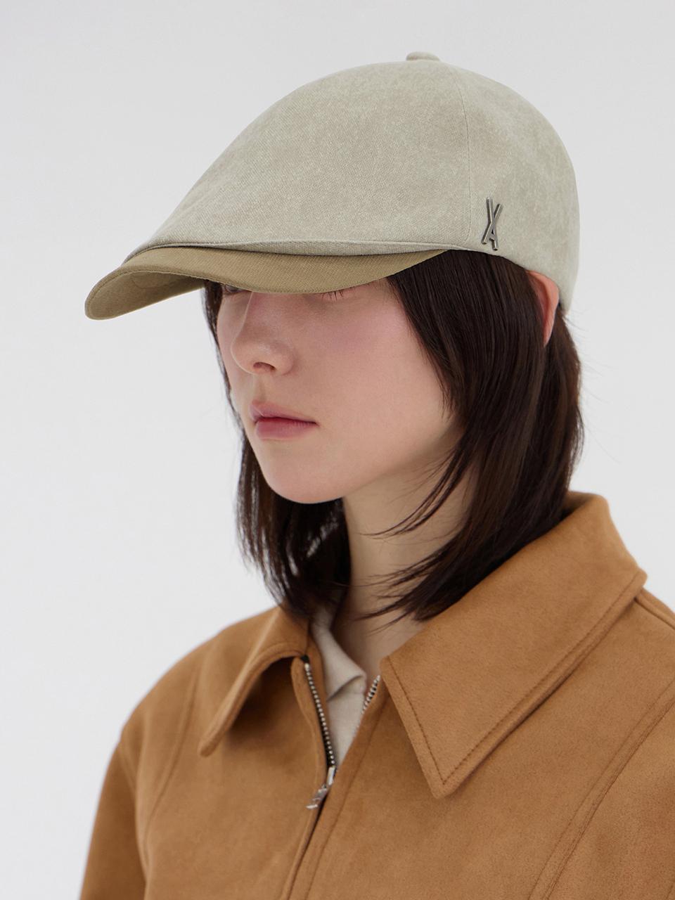 VARZAR VA Stud Hunting Ball Cap_Beige