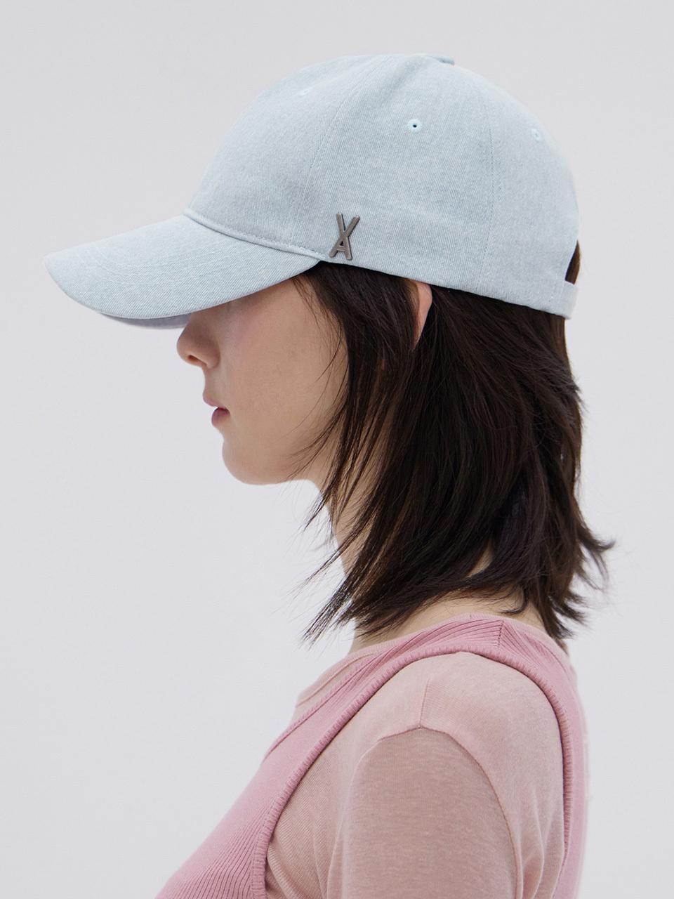 VARZAR VA Stud Pigment Ball Cap_Sky