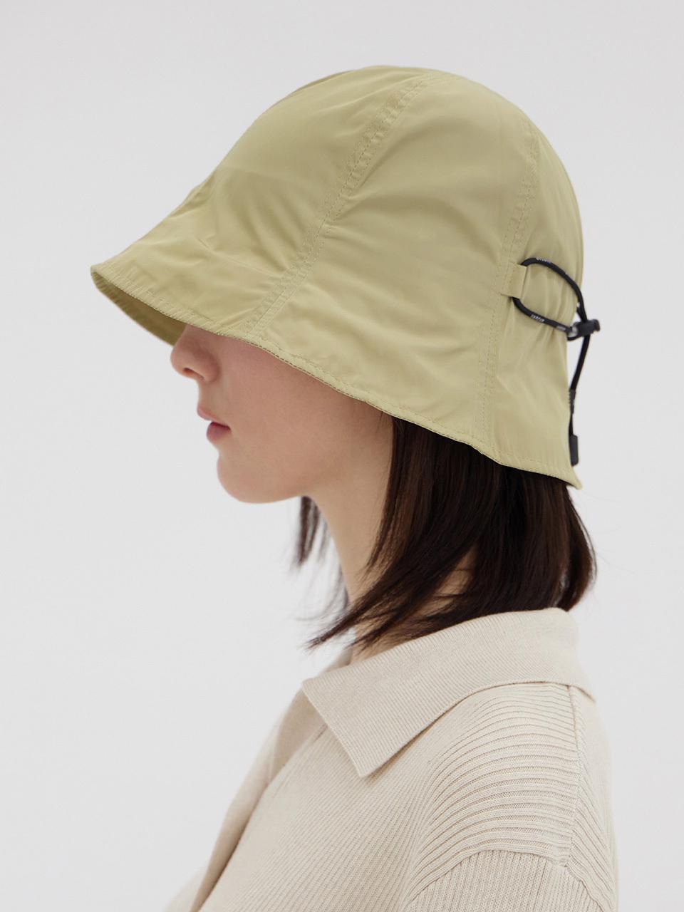 VARZAR VARZAR Label String Bucket Hat_Beige