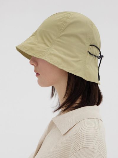 VARZAR VARZAR Label String Bucket Hat_Beige