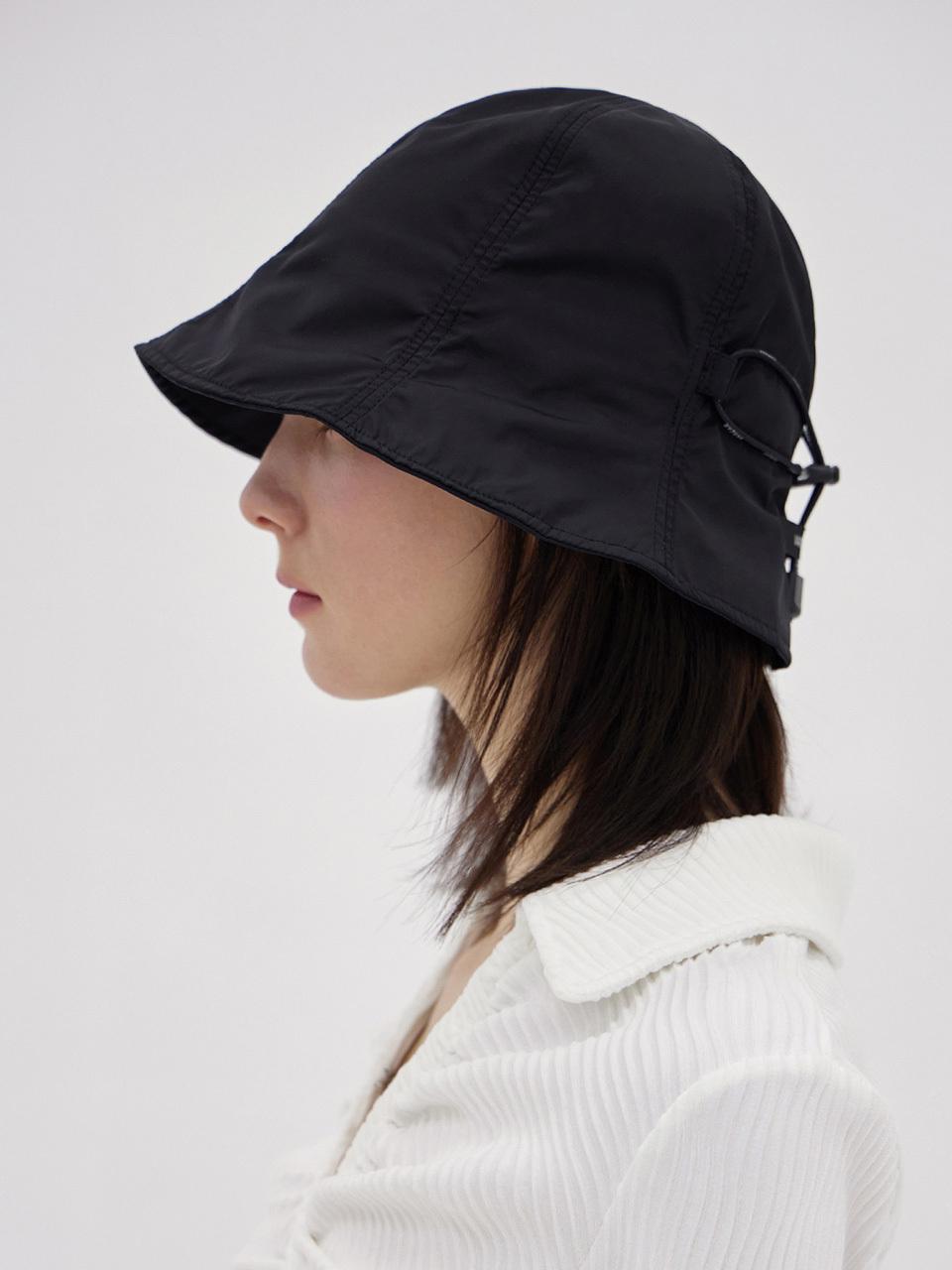VARZAR VARZAR Label String Bucket Hat_Black