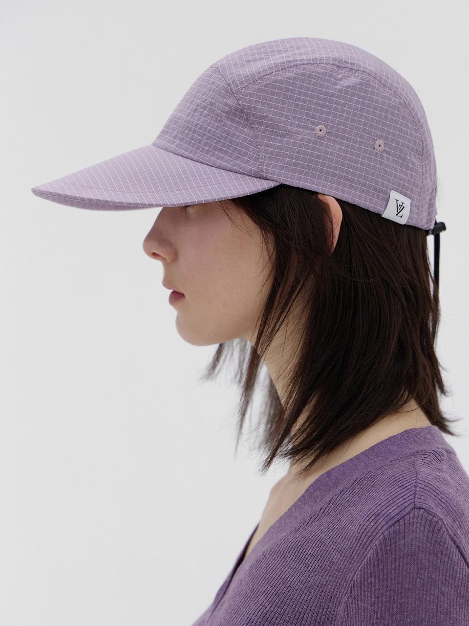 VARZAR VZ Label String Ripstop Camp Cap_Purple