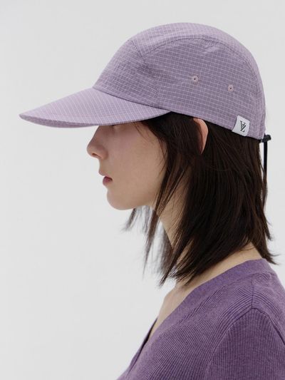 VARZAR VZ Label String Ripstop Camp Cap_Purple