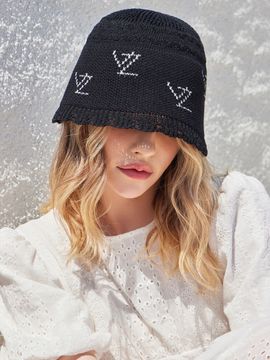 VARZAR VZ Logo Jacquard Bucket Hat_Black