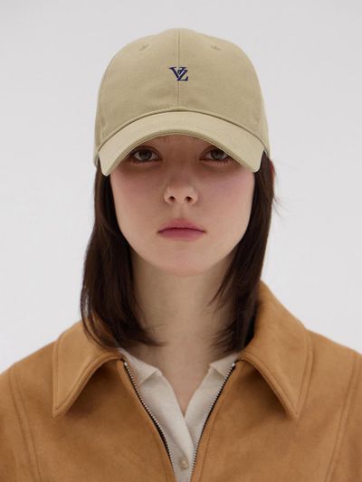 VARZAR VZ Minimal Logo Ball Cap_Beige