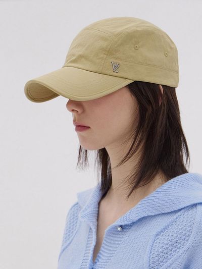 VARZAR VZ Stud Banding Camp Cap_Beige