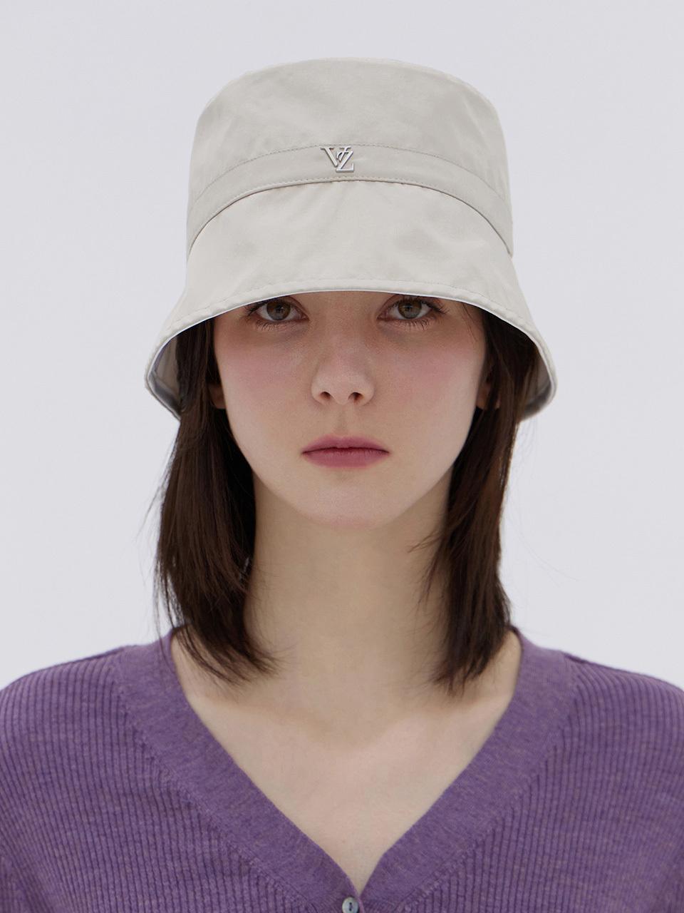 VARZAR VZ Stud Basic Drop Bucket Hat_Beige